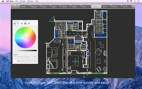 Free online DXF file viewer .